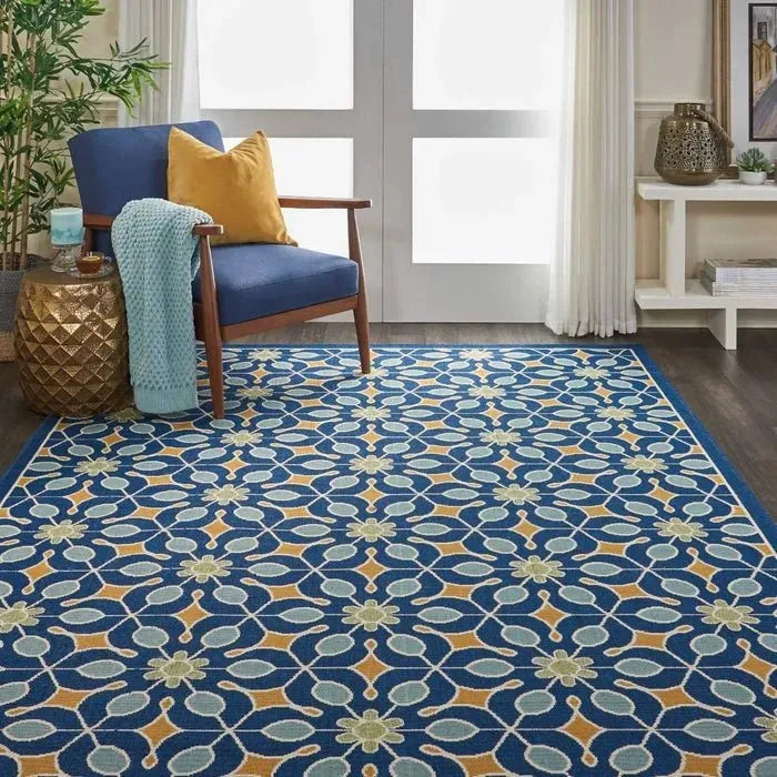 Caribbean CRB07 Navy Rug