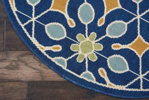 Caribbean CRB07 Navy Rug