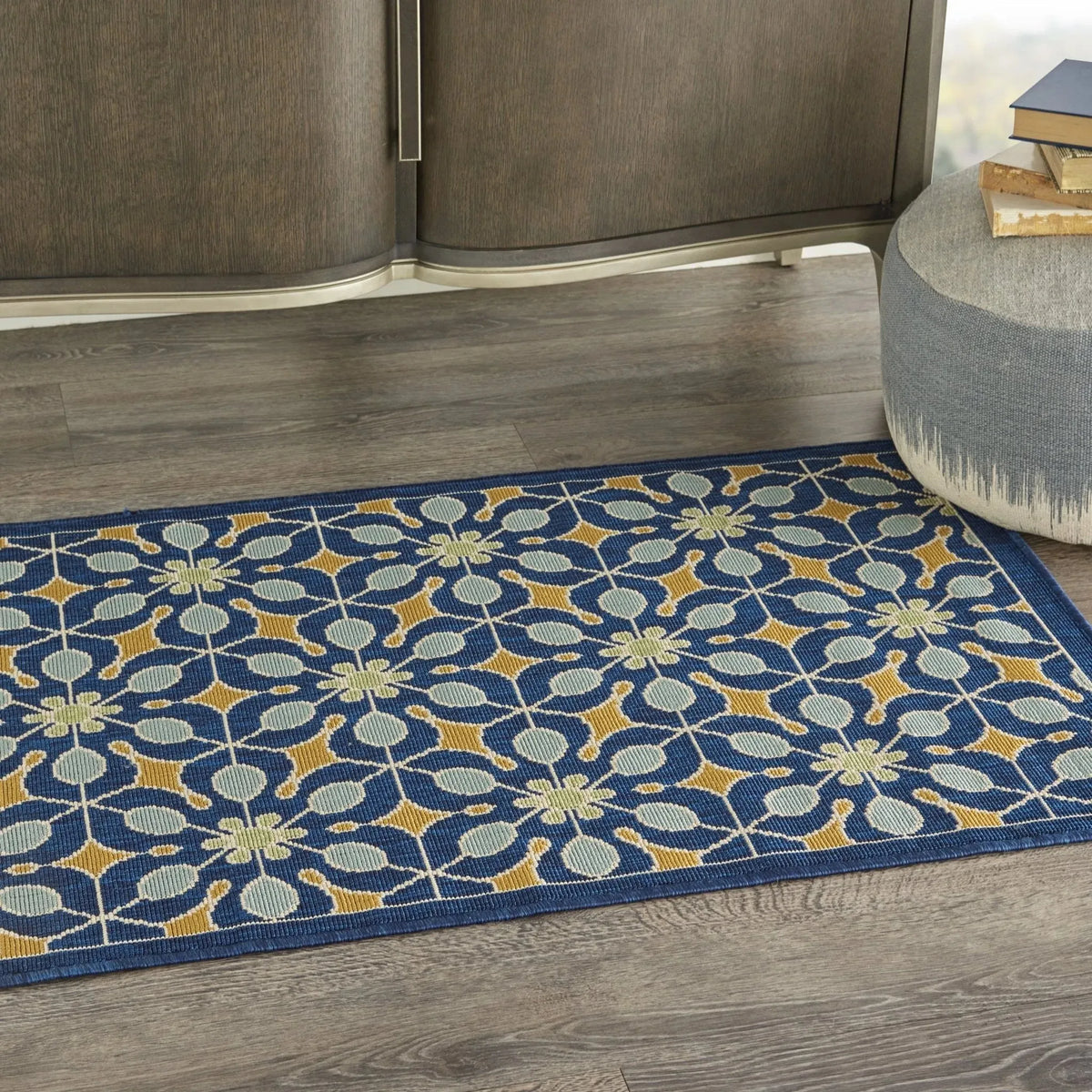 Caribbean CRB07 Navy Rug