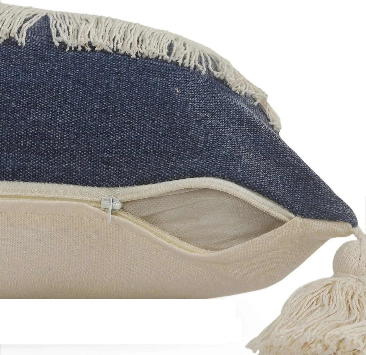 Carnival Lr07660 Denim Blue/Off-White Pillow