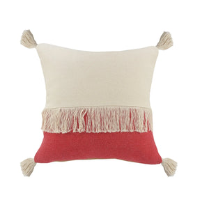 Carnival Lr07662 Raspberry/Off-White Pillow