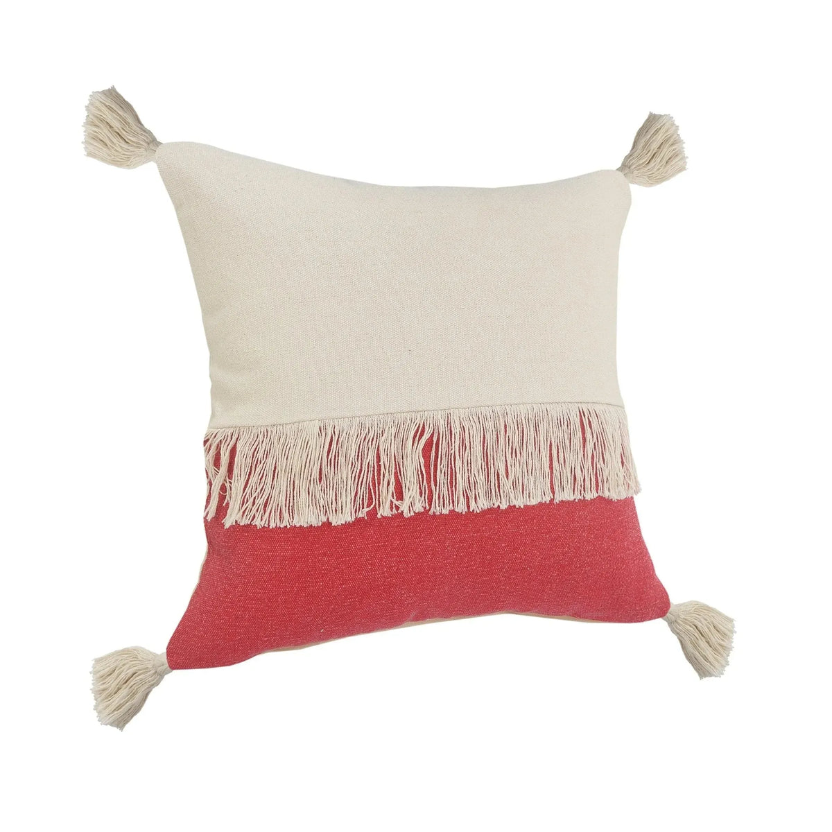 Carnival Lr07662 Raspberry/Off-White Pillow