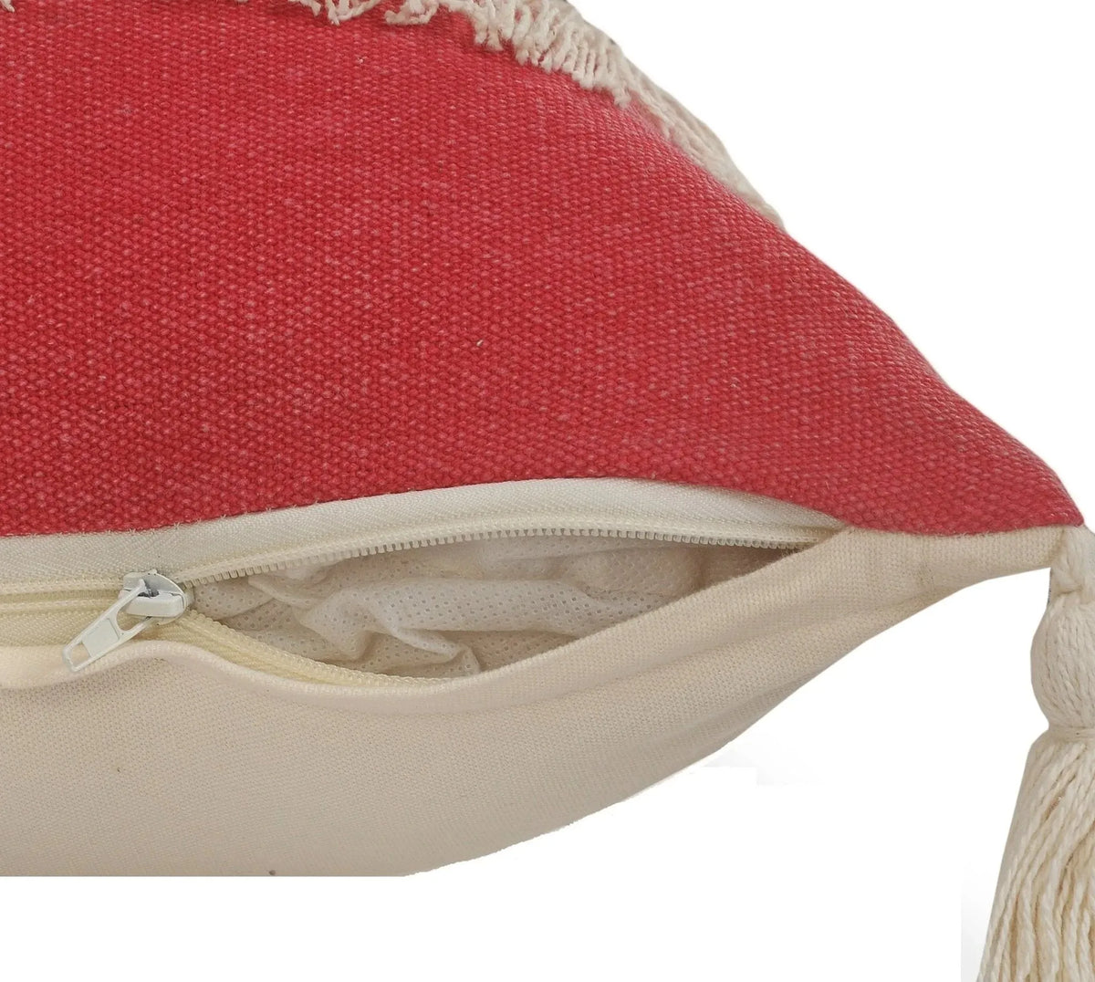 Carnival Lr07662 Raspberry/Off-White Pillow