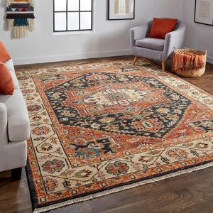 Carrington 9826803F Red/Black Rug