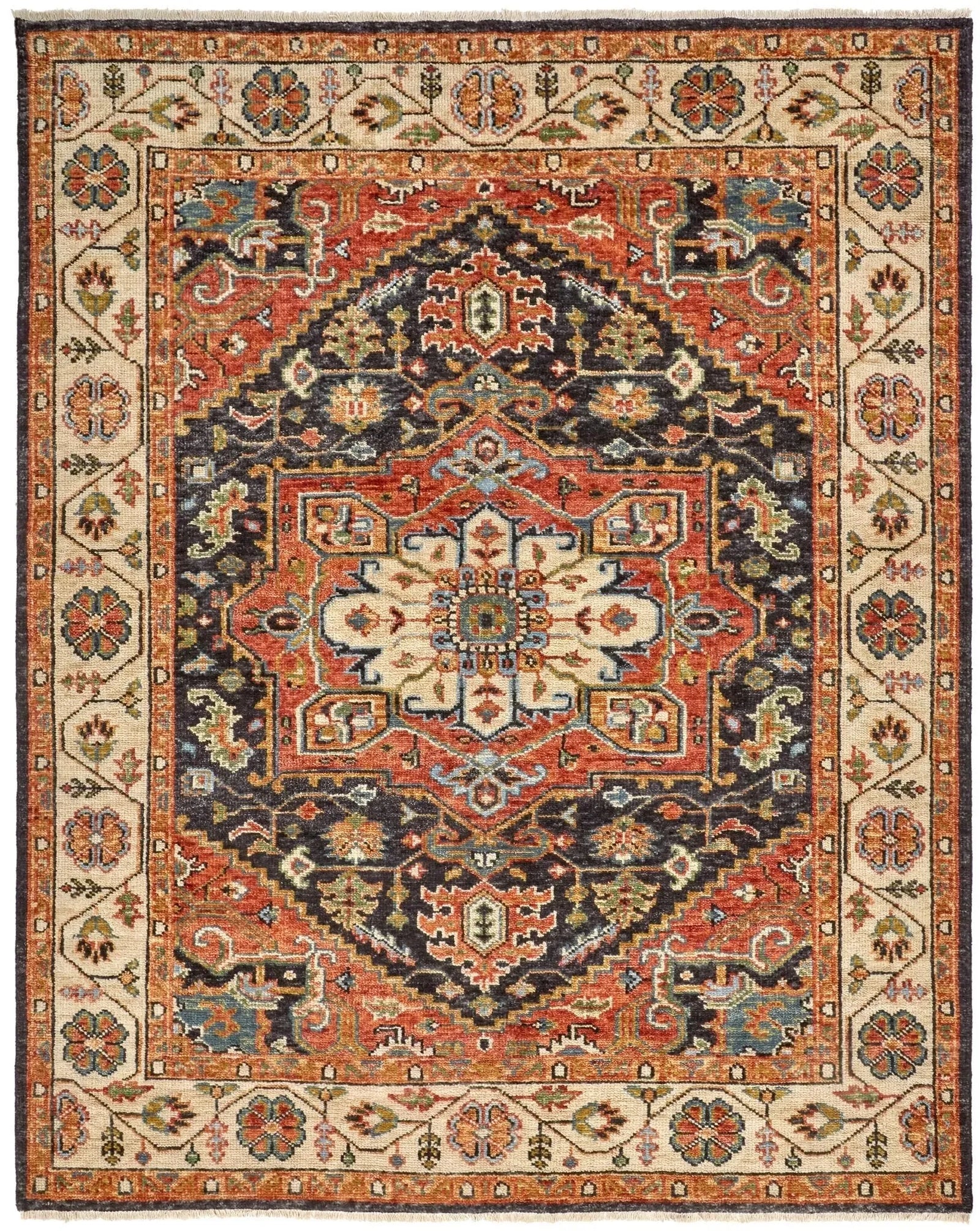 Carrington 9826803F Red/Black Rug