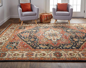 Carrington 9826803F Red/Black Rug
