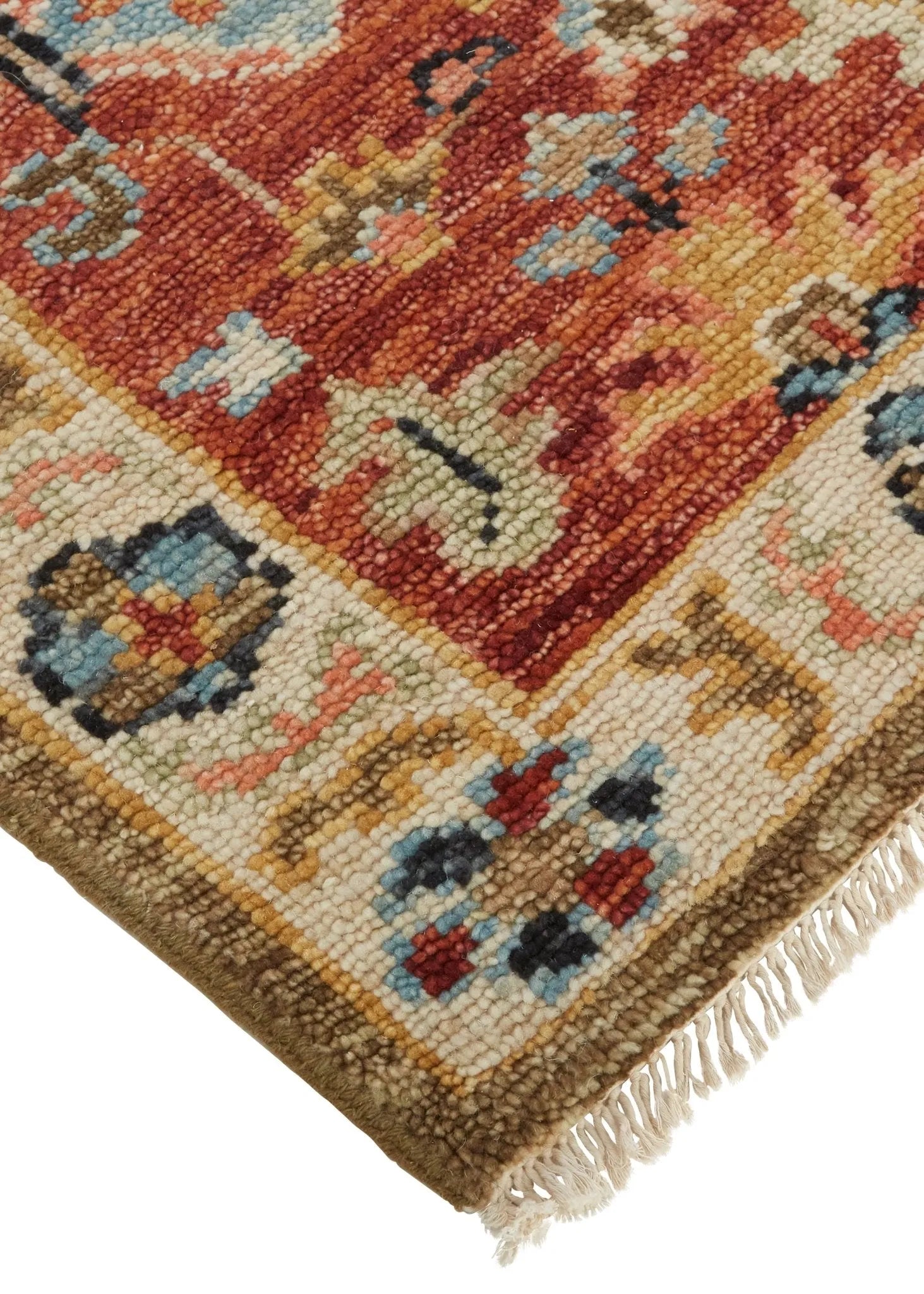 Carrington 9826805F Ivory/Red Rug