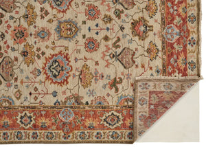 Carrington 9826805F Ivory/Red Rug