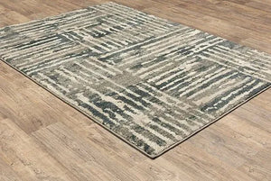 Carson 745C Blue/Beige Rug