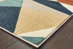 Carson 9659B Blue Orange Rug