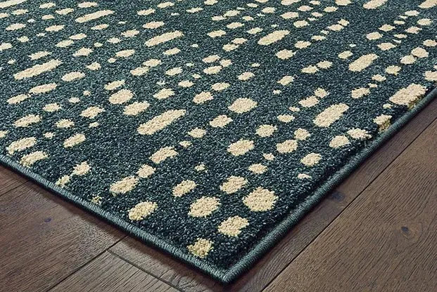 Carson 9673B Blue Ivory Rug