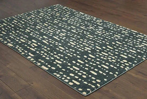 Carson 9673B Blue Ivory Rug