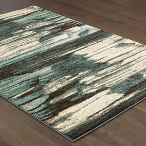 Carson 9675A Blue Ivory Rug