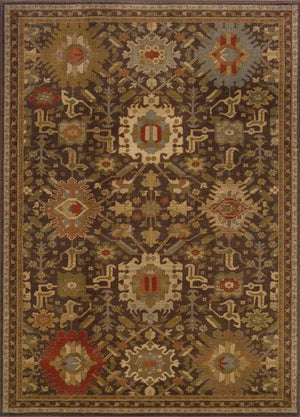 Casablanca 4444A Brown Multi Rug
