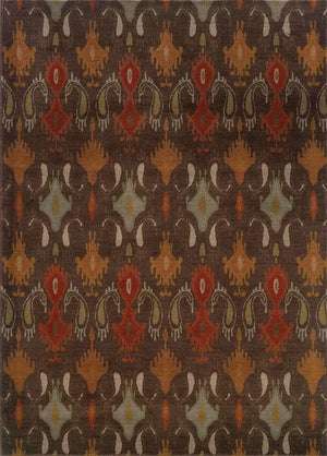 Casablanca 4447A Brown Orange Rug