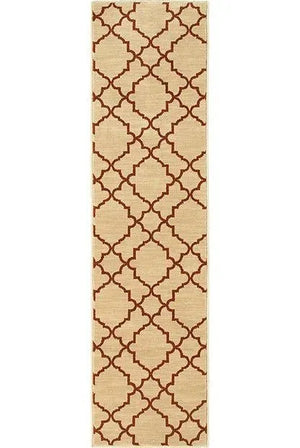 Casablanca 5178E Beige/ Rust Rug