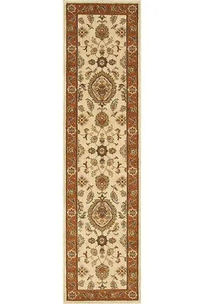 Casablanca 5317b Beige/ Rust Rug