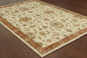 Casablanca 5317B Beige/ Rust Rug