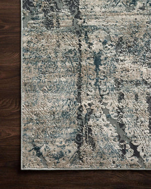 Cascade CAS 01 Taupe / Blue Rug