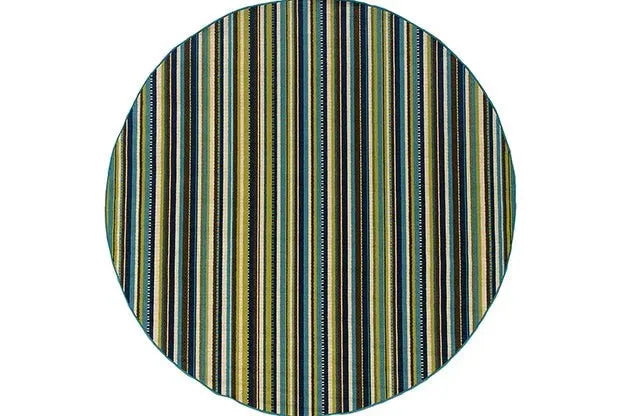 Caspian 1004X Blue/ Brown Rug