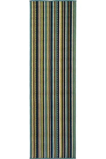 Caspian 1004X Blue/ Brown Rug