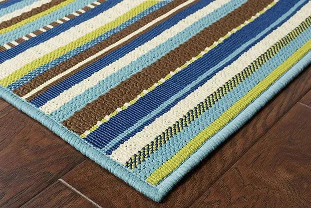 Caspian 1004X Blue/ Brown Rug