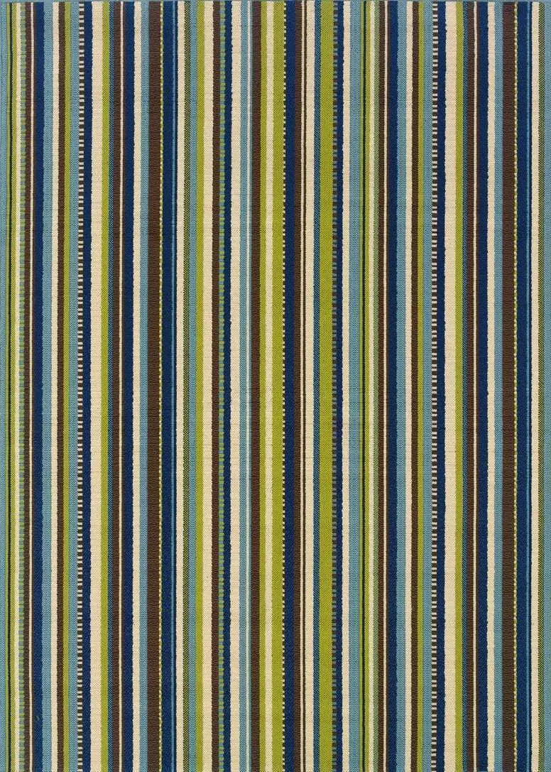 Caspian 1004X Blue/ Brown Rug