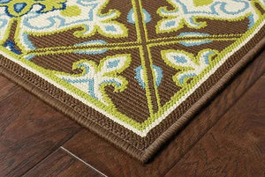 Caspian 1005D Brown/ Ivory Rug