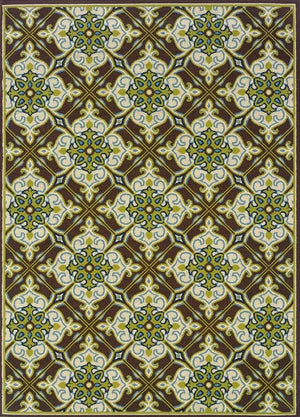 Caspian 1005D Brown/ Ivory Rug