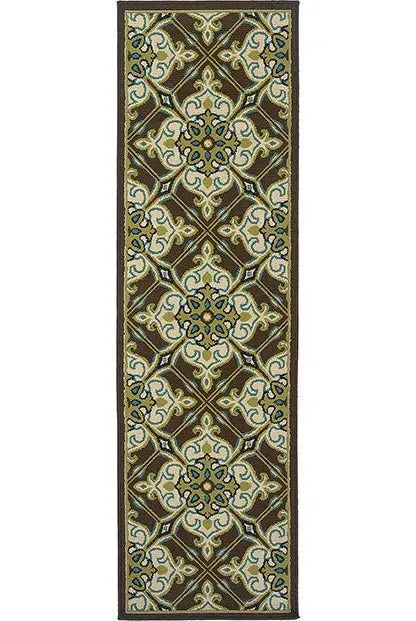 Caspian 1005D Brown/ Ivory Rug