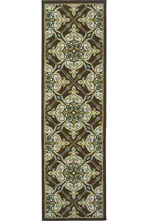 Caspian 1005D Brown/ Ivory Rug