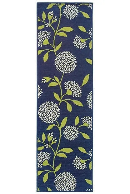Caspian 8327L Blue/ Green Rug