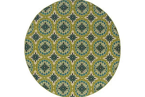 Caspian 8328W Green/ Ivory Rug