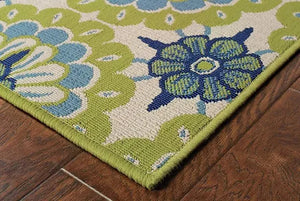 Caspian 8328W Green/ Ivory Rug