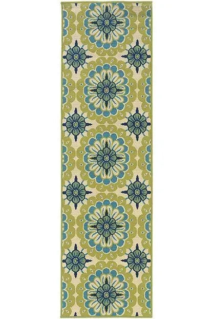 Caspian 8328W Green/ Ivory Rug