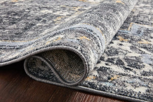 Cassandra Csn-02 Charcoal/Gold Rug
