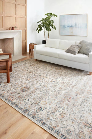 Cassandra Csn-03 Dove/Navy Rug