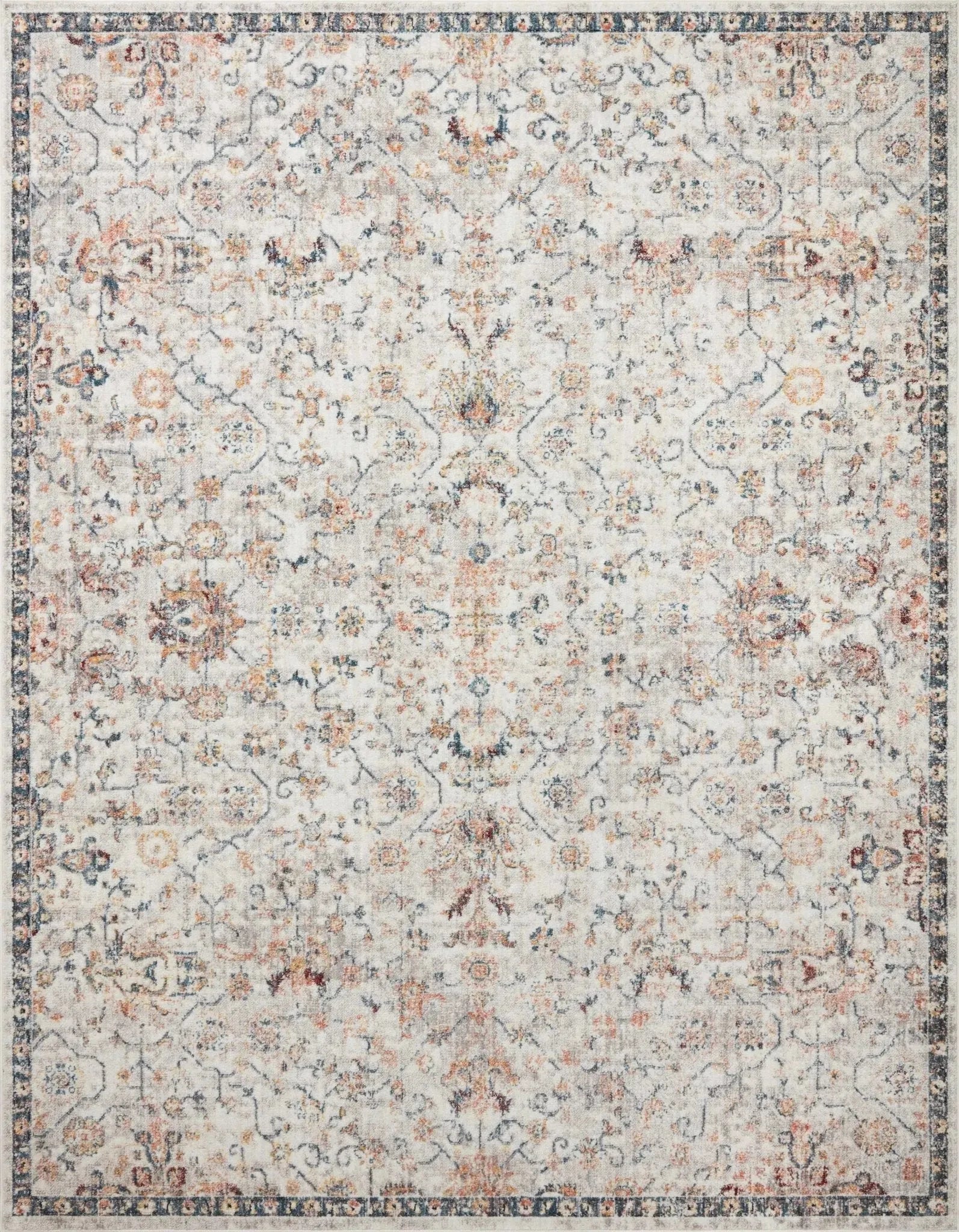 Cassandra Csn-03 Dove/Navy Rug