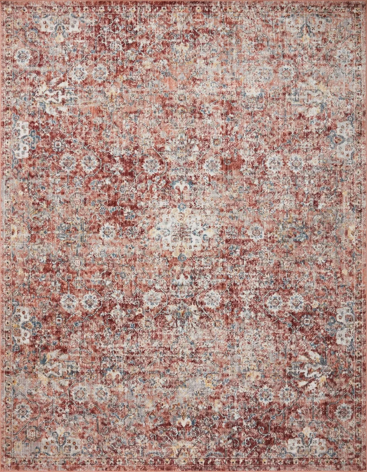 Cassandra Csn-03 Rust/Ivory Rug