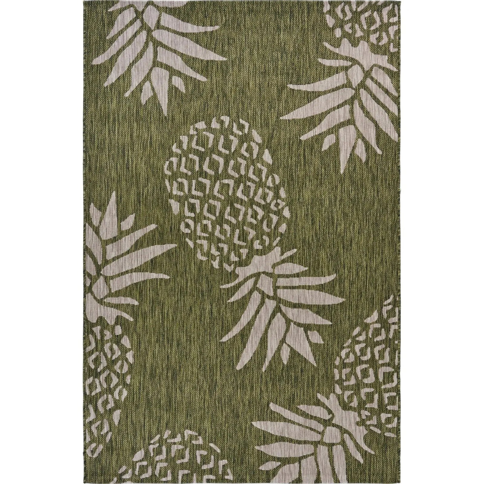 Catalina LR81500 Dark Green/Beige Rug