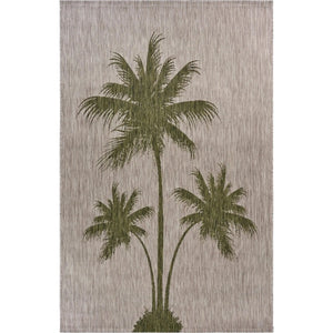 Catalina LR81503 Beige/Dk Green Rug