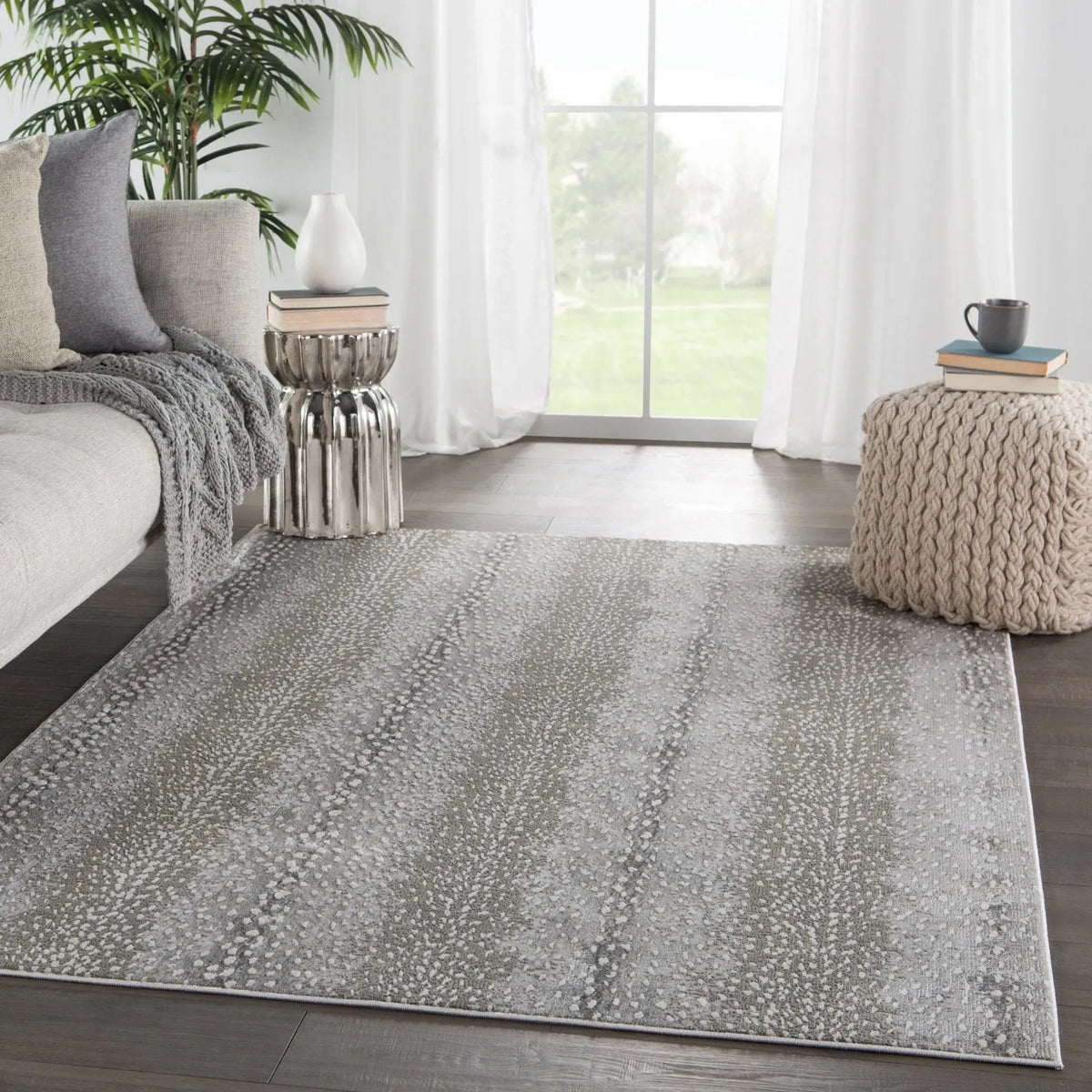 Catalyst Cty08 Axis Gray/Natural Rug