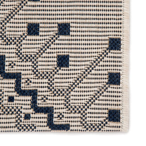 Catamaran CAM06 Compass Ivory/Blue Rug