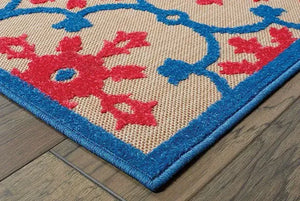 Cayman 190L Sand/ Pink Rug