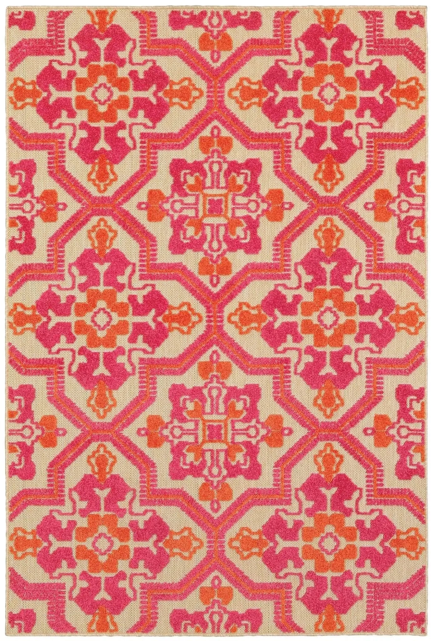 Cayman 2541v Sand/ Pink Rug