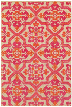 Cayman 2541v Sand/ Pink Rug