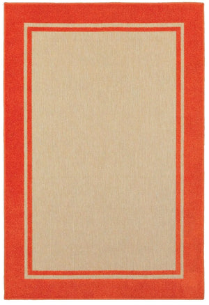 Cayman 5594q Sand/ Orange Rug