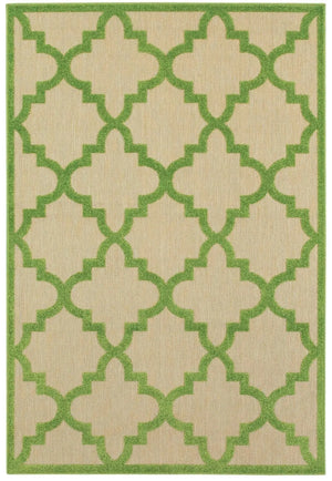 Cayman 660f Sand/ Green Rug