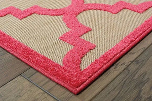 Cayman 660P Sand/ Pink Rug