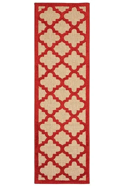 Cayman 660R Sand/ Red Rug